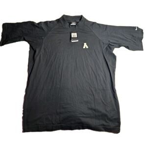 Men's Nike Appalachian State Golf DRI-FIT 2xl Black Mock Turtleneck Shirt